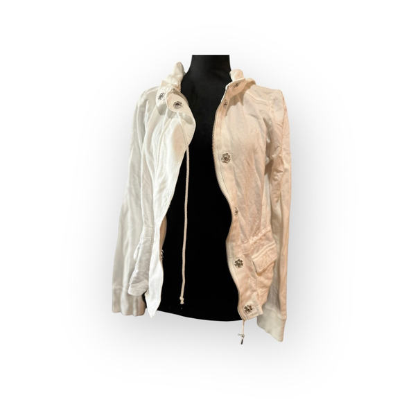 Banana Republic Jackets & Blazers - EUC Women's Banana Republic White Utility Jacket M